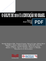 O Golpe de 2016 e a Educação No Brasil