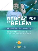 CARTILHA JEJUM BENÇÃOS DE BELÉM