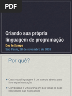 Creating Your Own Programming Language