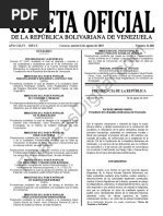 Gaceta Oficial 41688 Sumario