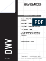 Plastic Pipe Fittings DC-DWV(609)