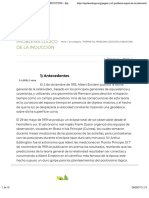 POPPER Y EL PROBLEMA LÓGICO DE LA INDUCCIÓN - Epistemología