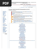 Posições Controversas Das Testemunhas de Jeová - Wikipédia, A Enciclopédia Livre