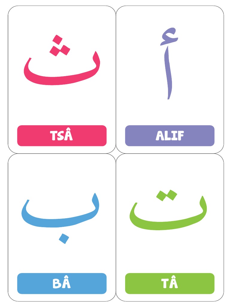 Flash Card Hijaiyah PDF PDF