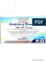 Certificate MTB