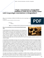 El Ciudadano Notas Sobre Arqueología, Conocimiento y Desigualdad 23 Octubre 2014 PDF