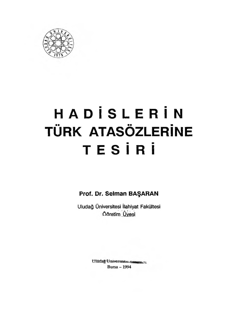 selman basaran hadislerin turk
