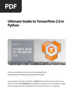 Ultimate Guide To Tensorflow 2.0 in Python