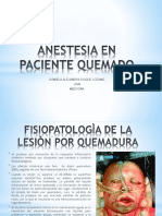 Anestesia en Paciente Quemado