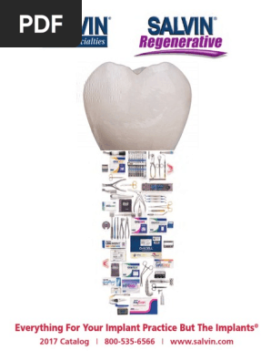 Catalogo Salvin 2017 PDF | PDF | Periodontology | Dental Implant