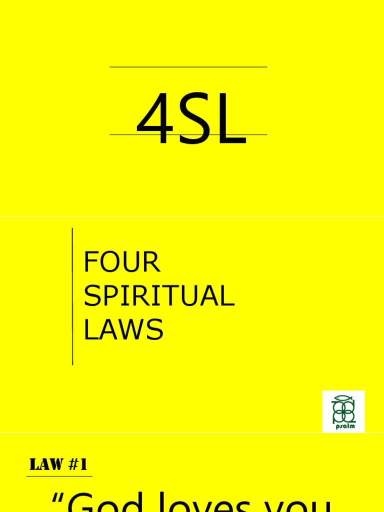 4 Spiritual Laws PDF