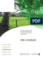 Fact Sheet 1 Site Analysis Aug 2007 PDF