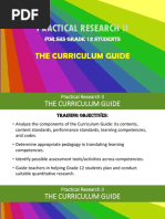 Practical Research II The Curriculum Guide