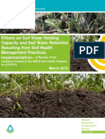 AWC Effects On Soil Water Holding Capacity and Retention PDF