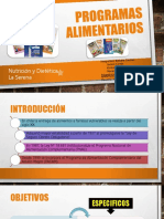 Programas Alimentarios