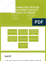 Revisi PPT HACCP Rujak Cingur