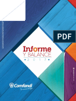 Informe y balance 2017 Comfandi  caracteres