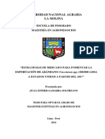 Estrategias de mercado para fomentar la exportación de arándanos peruanos a EEUU