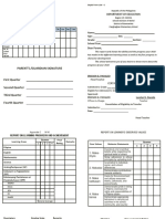 Report On Attendance: Department of Education