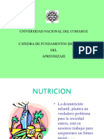 NUTRICION FPsicobi 2017