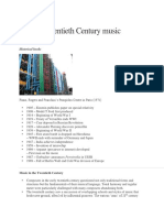 Twentieth Century Music: Historical Hooks