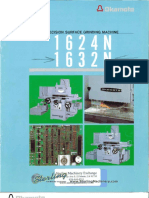 Okamoto Precision Surface Grinding Machine 1624n 1632n Brochure
