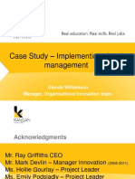 11-05 RR5-09 WILLIAMSON Glenda KANGAN Case Study Implementing Visual Management