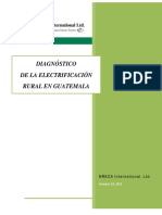 Dianóstico de Electrificación Rural en Guatemala