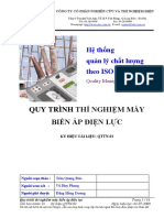 Quy trình thí nghiệm MBA