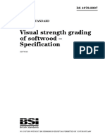BS 4978-2007 Visual Strength Grading of Softwood - Specification