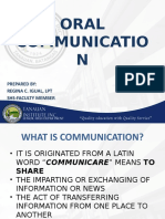 Oral Communication (PRELIM)