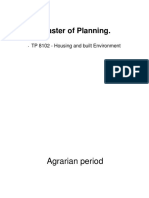 Master of Planning.: TP 8102 - Housing and Built Environment