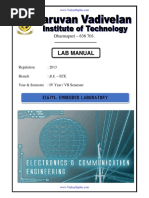 Embedded Lab Manual Final