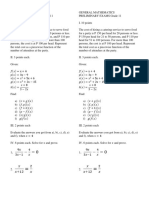 Gen Math Quiz