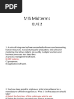 MIS Midterms QUIZ 2 (Key)