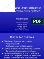 Reliability and State Machines in An Advanced Network Testbed