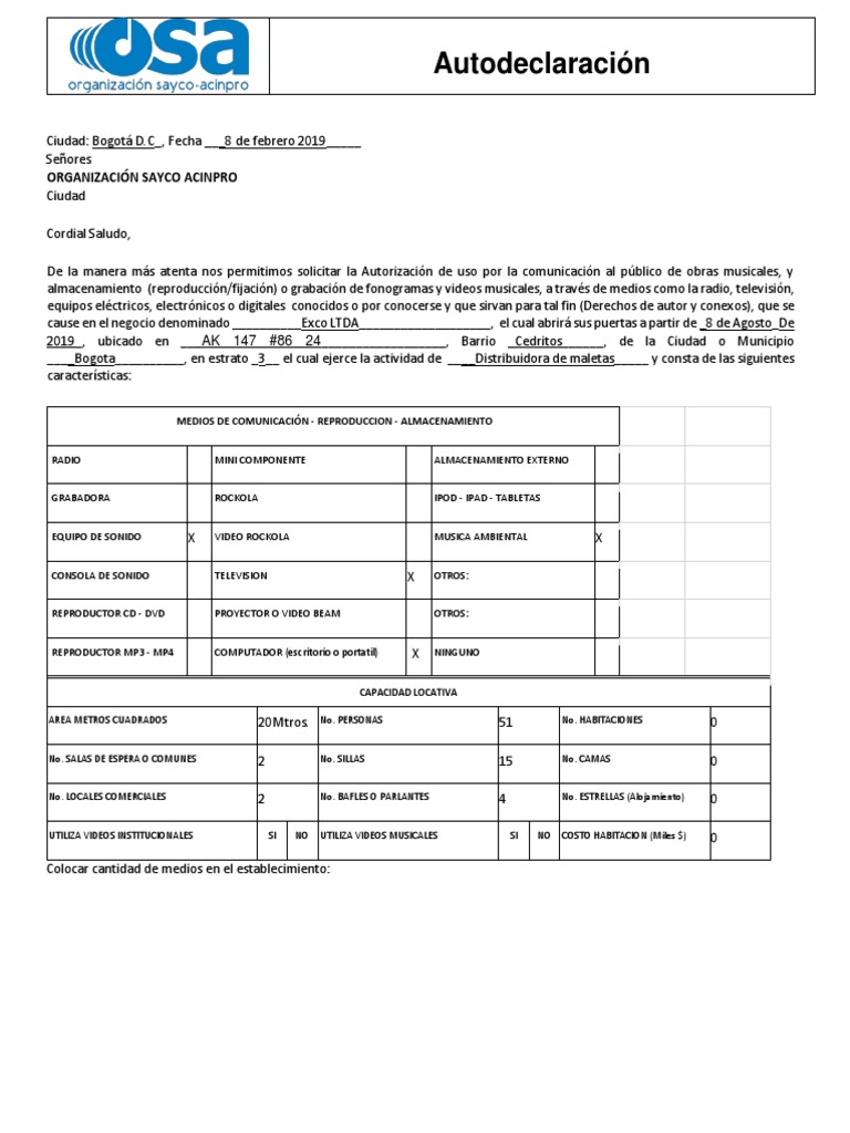 Línea de atención sayco y acinpro