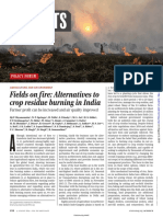 Fields On Fire Alternatives To Crop Residue Burning in India PDF