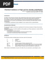 Chemical Resistance Chart A Schulman Polethylene