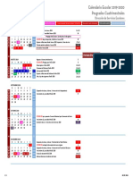 Calendario Escolar 2019-2020 Posgrados Cuatrimestrales