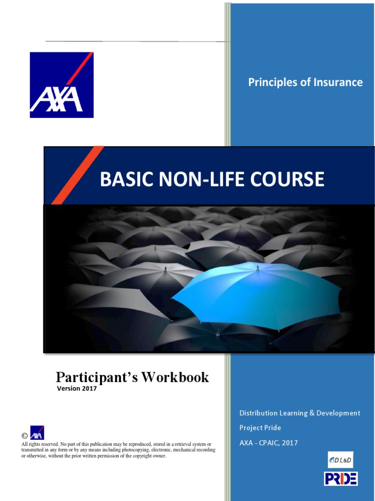 BNL Principles of Insurance | PDF | Insurance | Financial Services