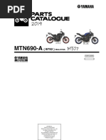 Parts Catalogue - Yamaha MT 07