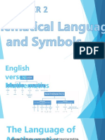 Chapter 2 Mathematical Language and Symbols