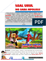 Legenda Sulawesi Tenggara - Asal Usul Gunung Saba Mpolulu PDF