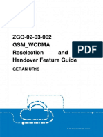 ZGO-02-03-002 GSM - Wcdma Cell Reselection and CS Handover Feature Guide