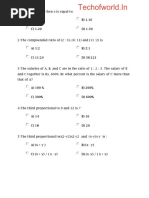 CT B.Ed Exam Math 2019 P 18 Ratio Proportion CT Math Questions B.Ed Math PDF