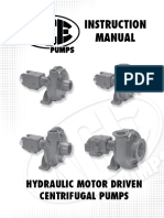Instruction Manual: Hydraulic Motor Driven Centrifugal Pumps