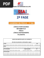 Caderno de Prova - 1º Dia
