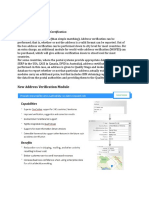 Address Verification Interface