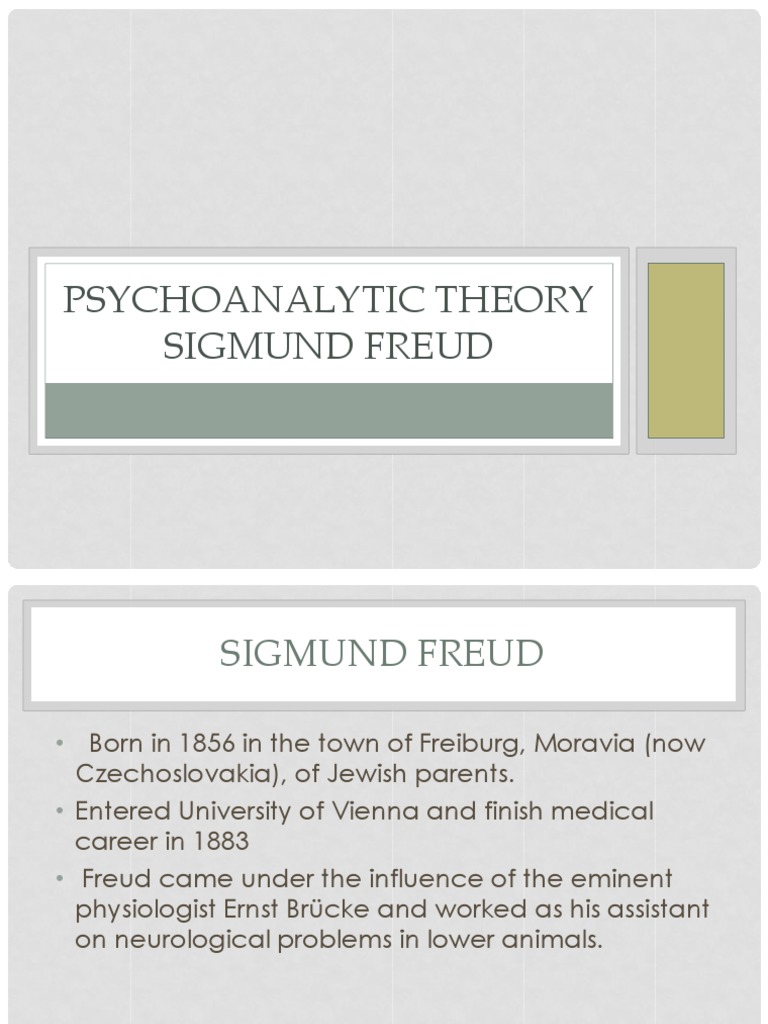 Freud's Psychoanalytic Theory Overview | PDF | Id | Sigmund Freud
